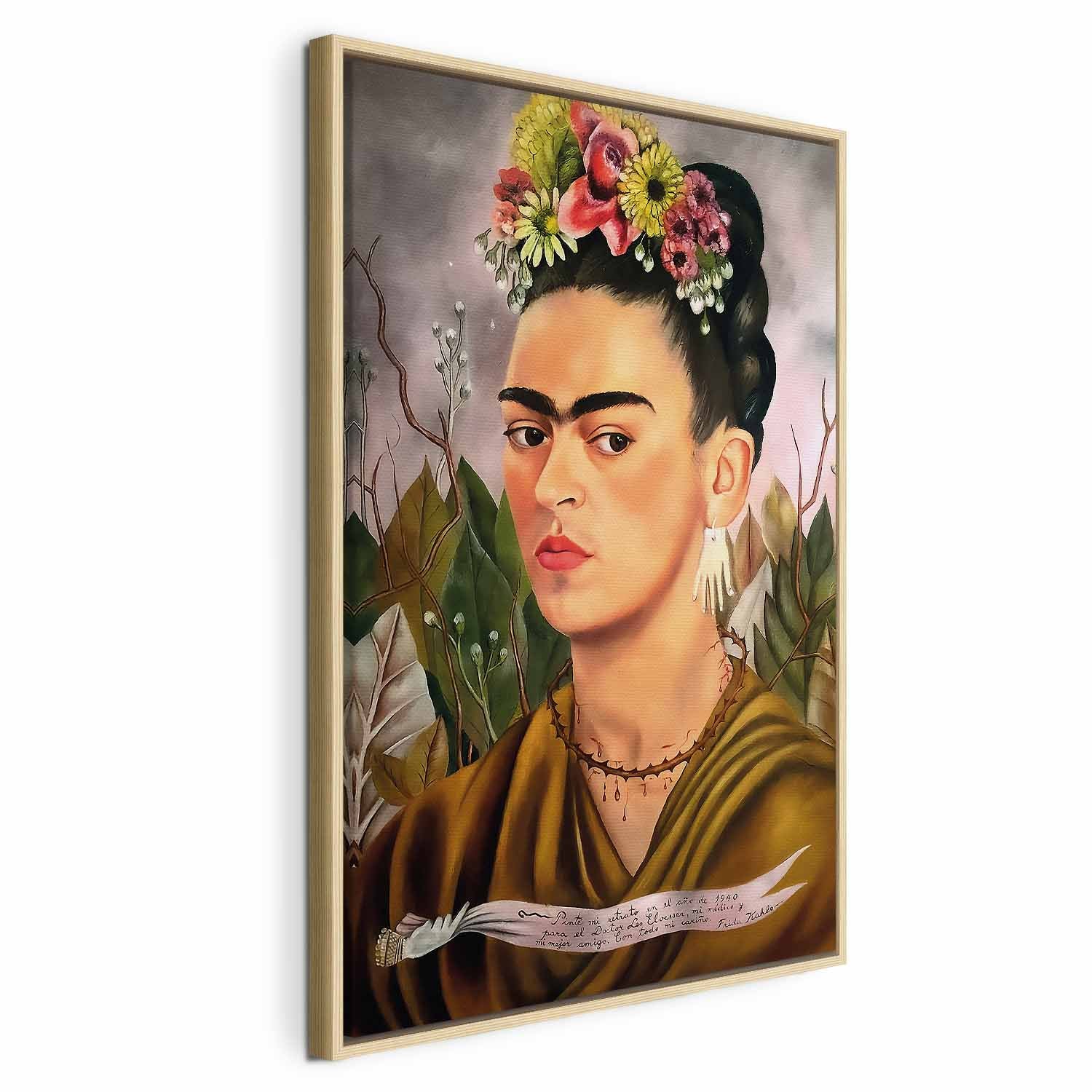 Frida Kahlo Self-Portrait Canvas Print