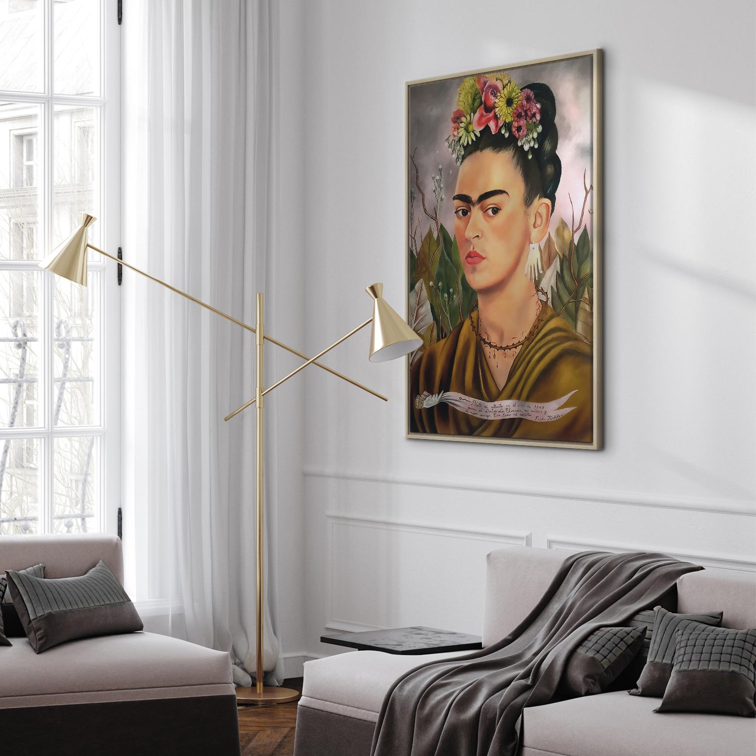 Frida Kahlo Self-Portrait Canvas Print