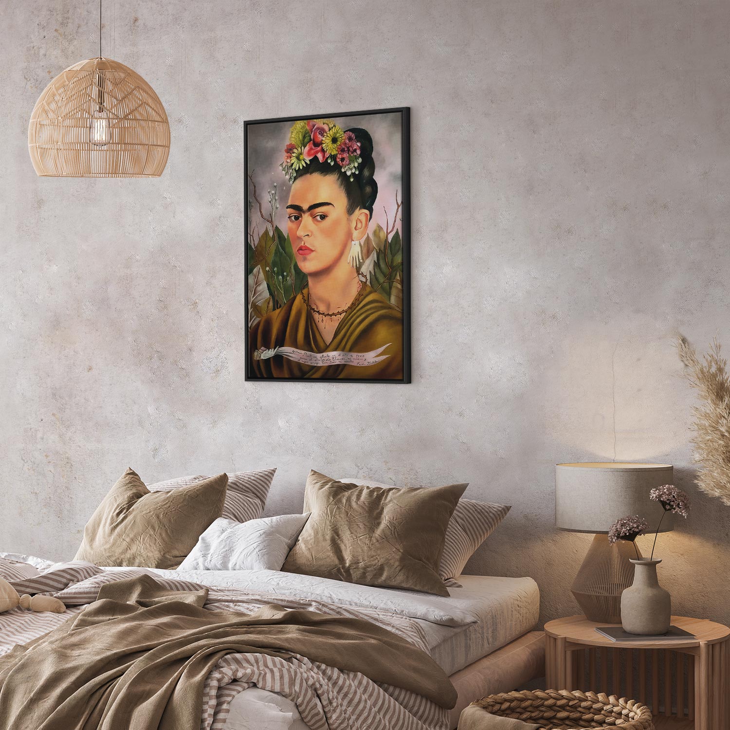 Frida Kahlo Self-Portrait Canvas Print