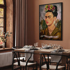 Frida Kahlo Self-Portrait Canvas Print