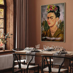 Frida Kahlo Self-Portrait Canvas Print