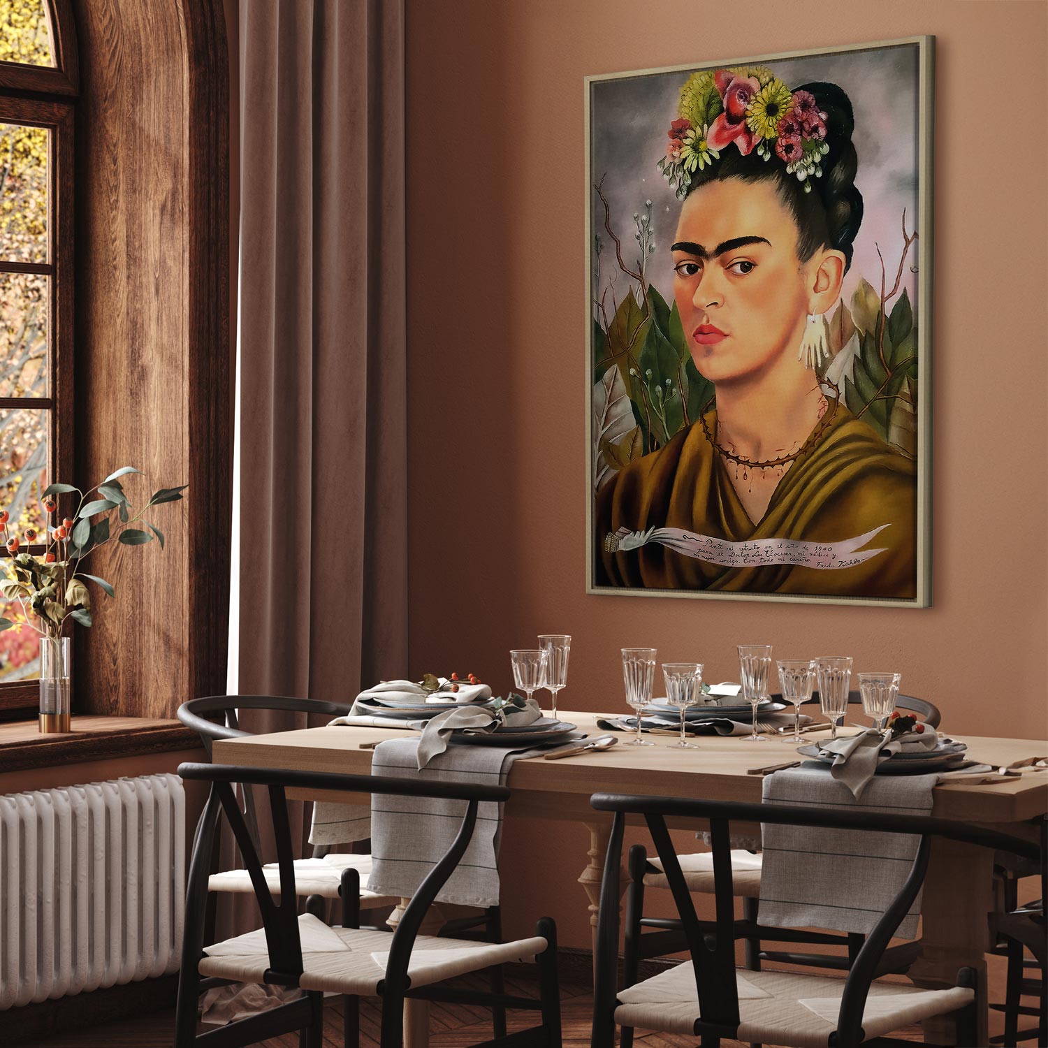 Frida Kahlo Self-Portrait Canvas Print