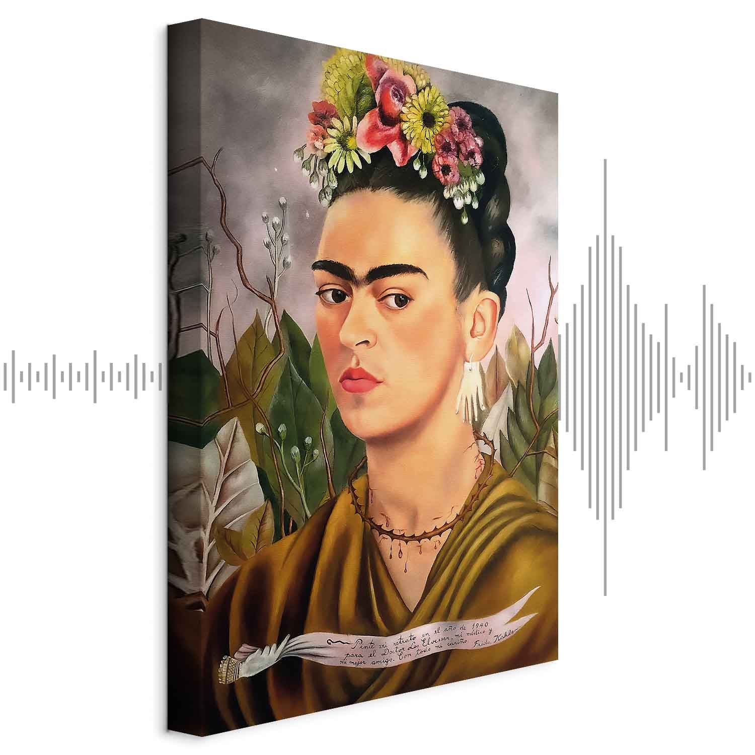 Frida Kahlo Self-Portrait Canvas Print