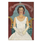 Frida Kahlo Lady in White Classic Canvas Print