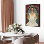 Frida Kahlo Lady in White Classic Canvas Print