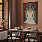 Frida Kahlo Lady in White Classic Canvas Print