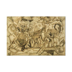 Frida Kahlo Karma Portrait Canvas Print