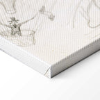 Frida Kahlo Eyes Sketch Canvas Print