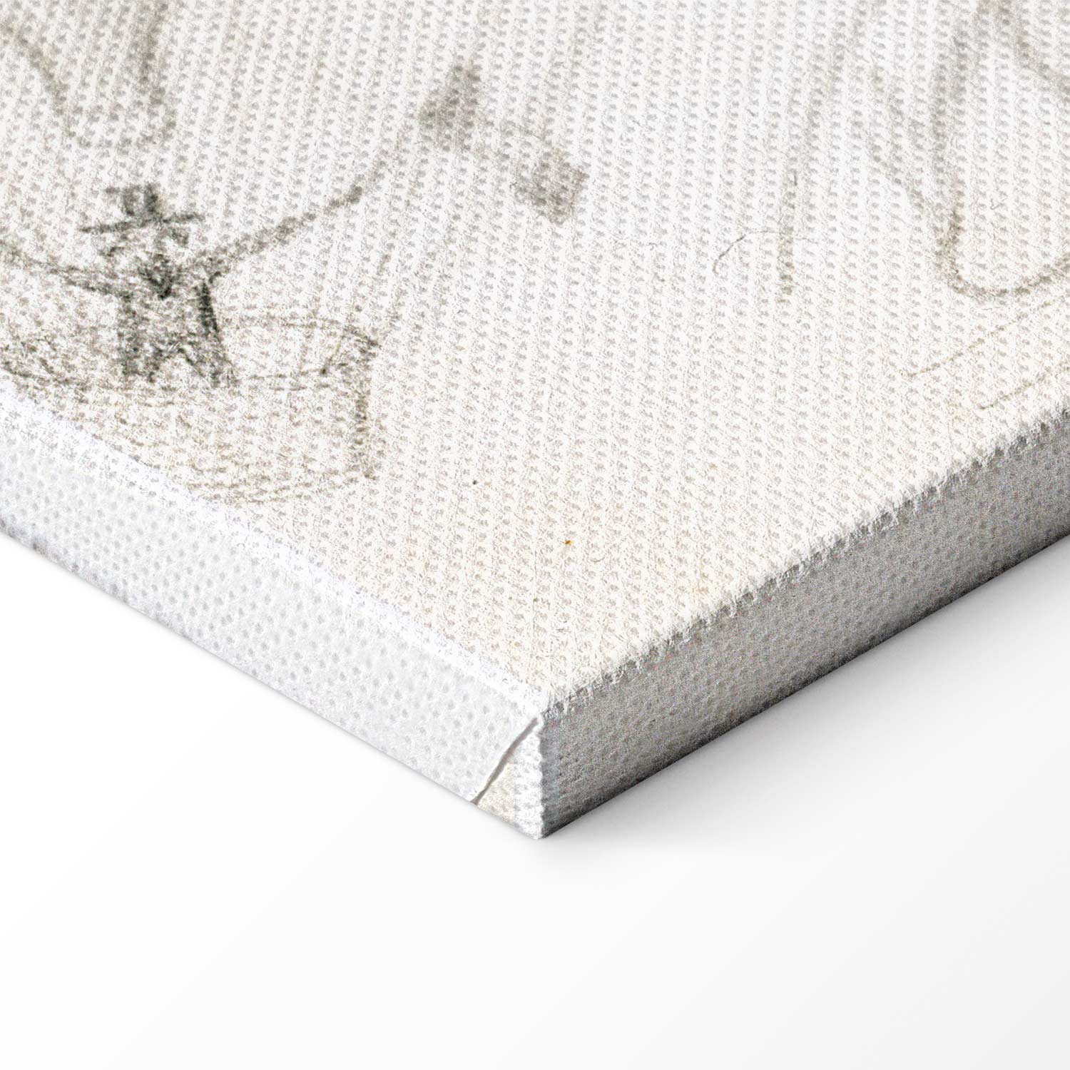 Frida Kahlo Eyes Sketch Canvas Print