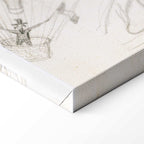 Frida Kahlo Eyes Sketch Canvas Print