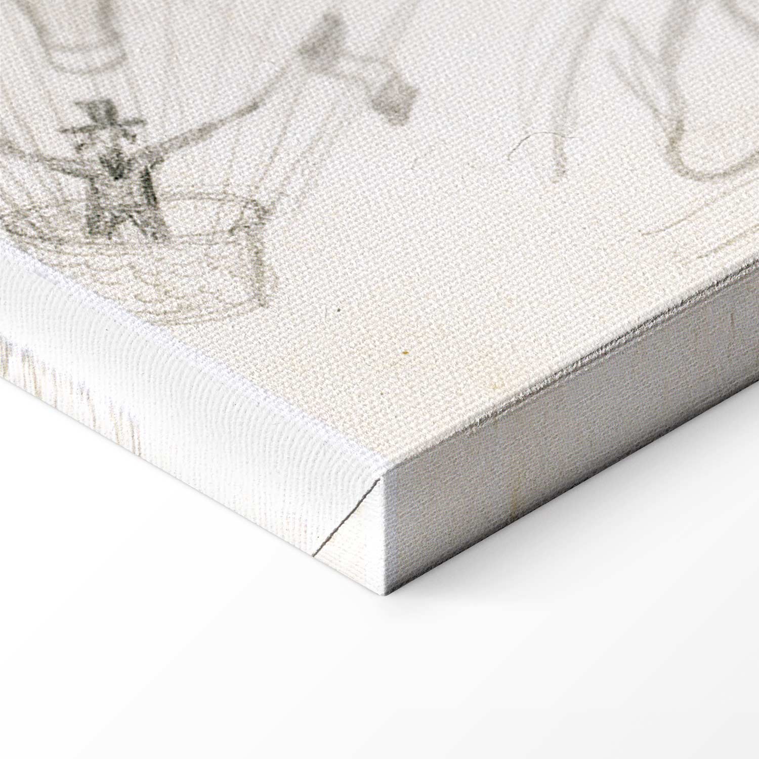 Frida Kahlo Eyes Sketch Canvas Print