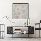 Frida Kahlo Eyes Sketch Canvas Print