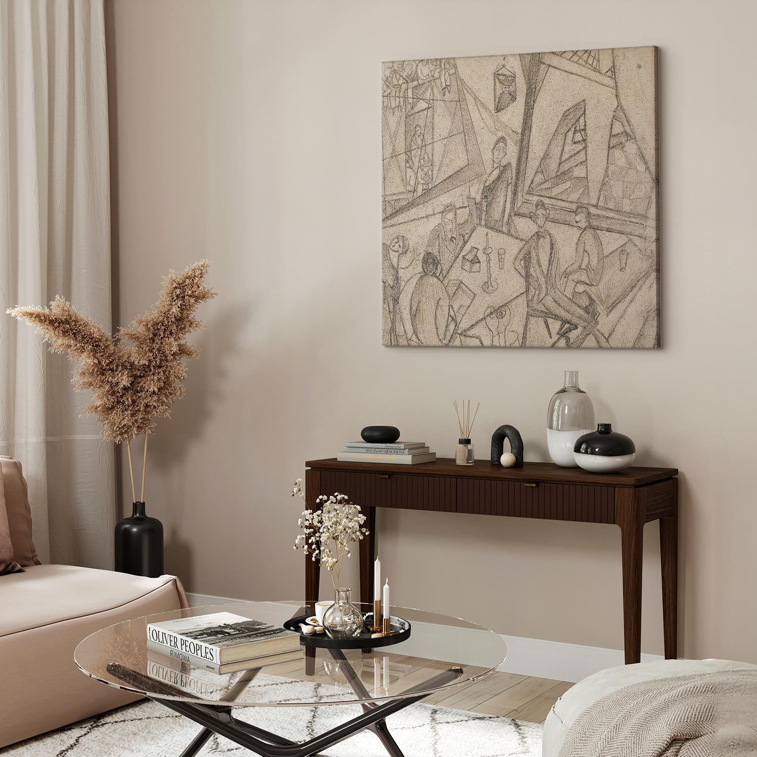 Frida Kahlo Portrait Art Canvas Print