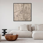 Frida Kahlo Portrait Art Canvas Print