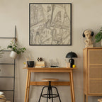 Frida Kahlo Portrait Art Canvas Print