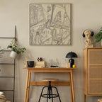 Frida Kahlo Portrait Art Canvas Print