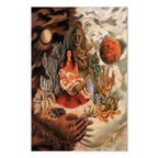 Frida Kahlo Love Embrace Multicolor Canvas Print