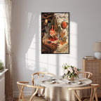 Frida Kahlo Love Embrace Multicolor Canvas Print