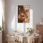 Frida Kahlo Love Embrace Multicolor Canvas Print