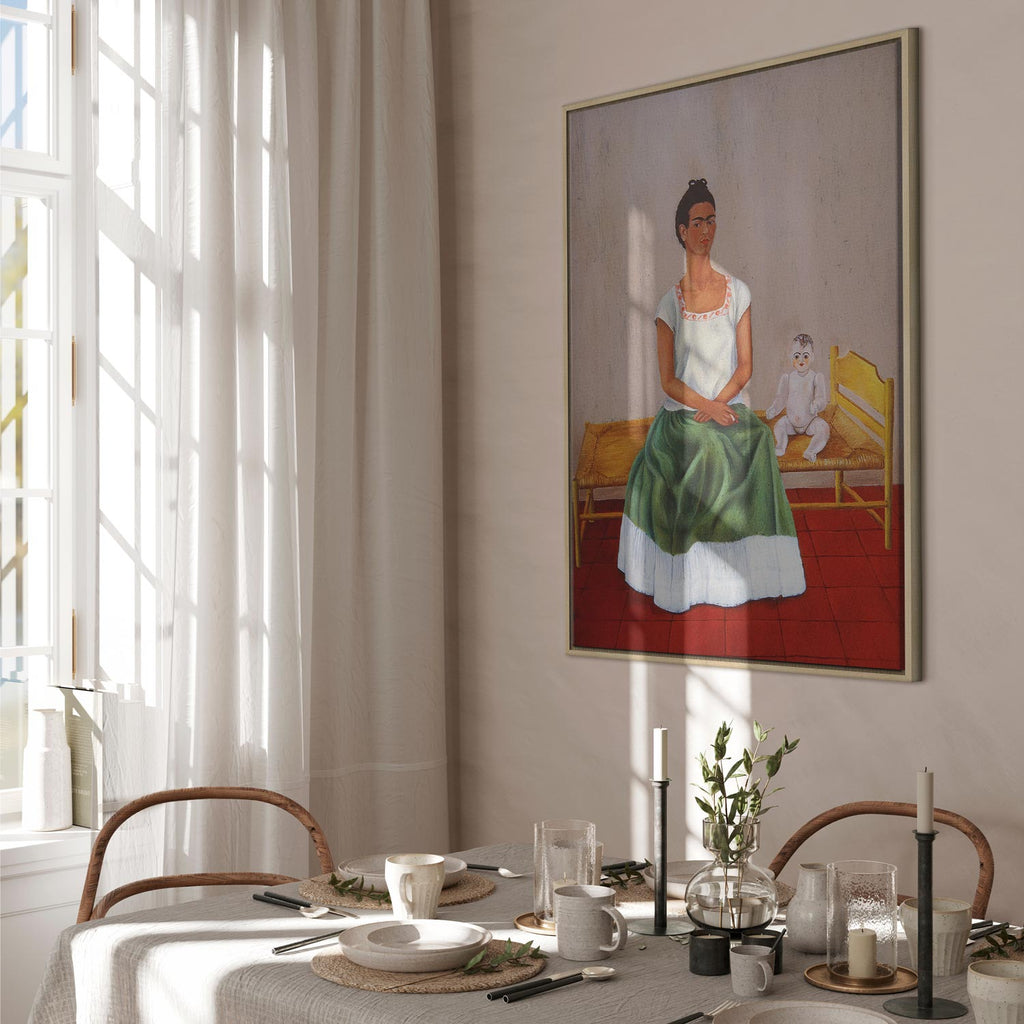 Frida Kahlo Me and My Doll Classic Canvas Print