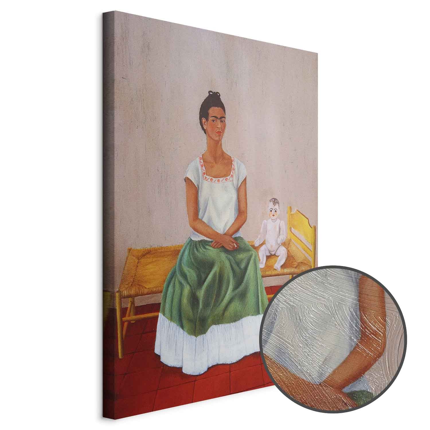 Frida Kahlo Me and My Doll Classic Canvas Print