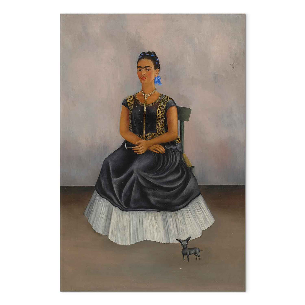 Frida Kahlo Itzcuintli Dog Classic Canvas Print