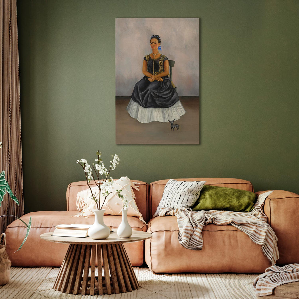 Frida Kahlo Itzcuintli Dog Classic Canvas Print
