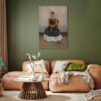 Frida Kahlo Itzcuintli Dog Classic Canvas Print