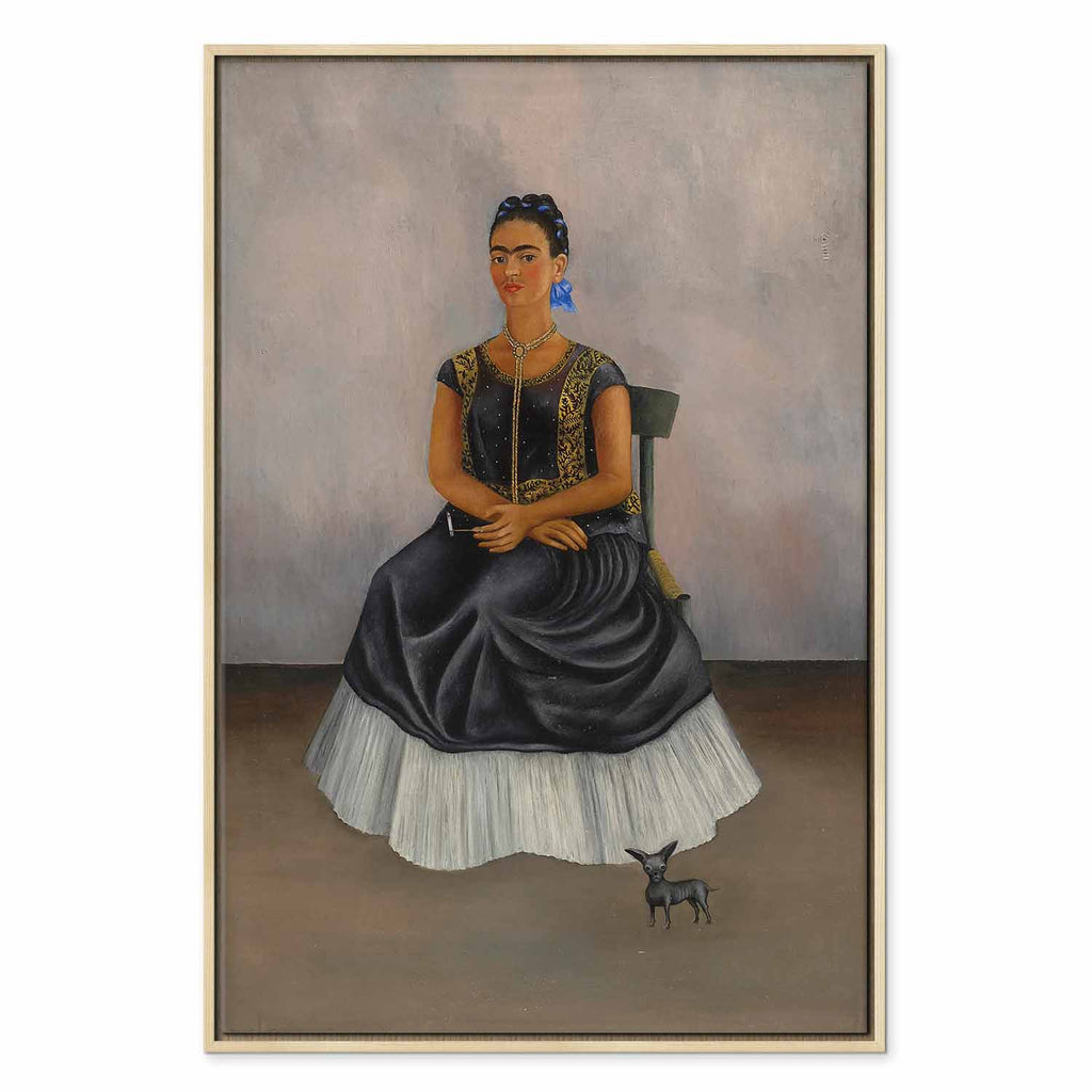 Frida Kahlo Itzcuintli Dog Classic Canvas Print
