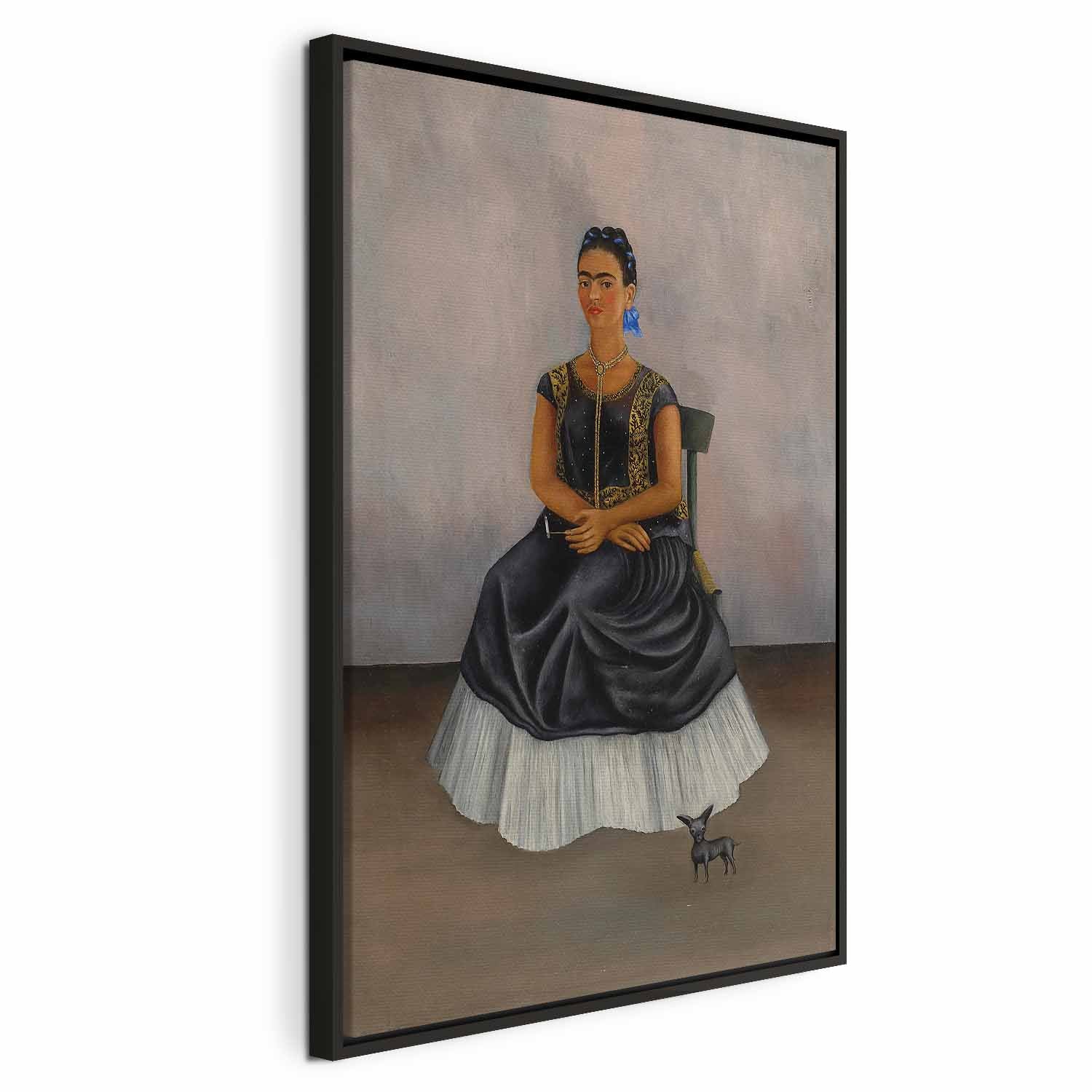 Frida Kahlo Itzcuintli Dog Classic Canvas Print