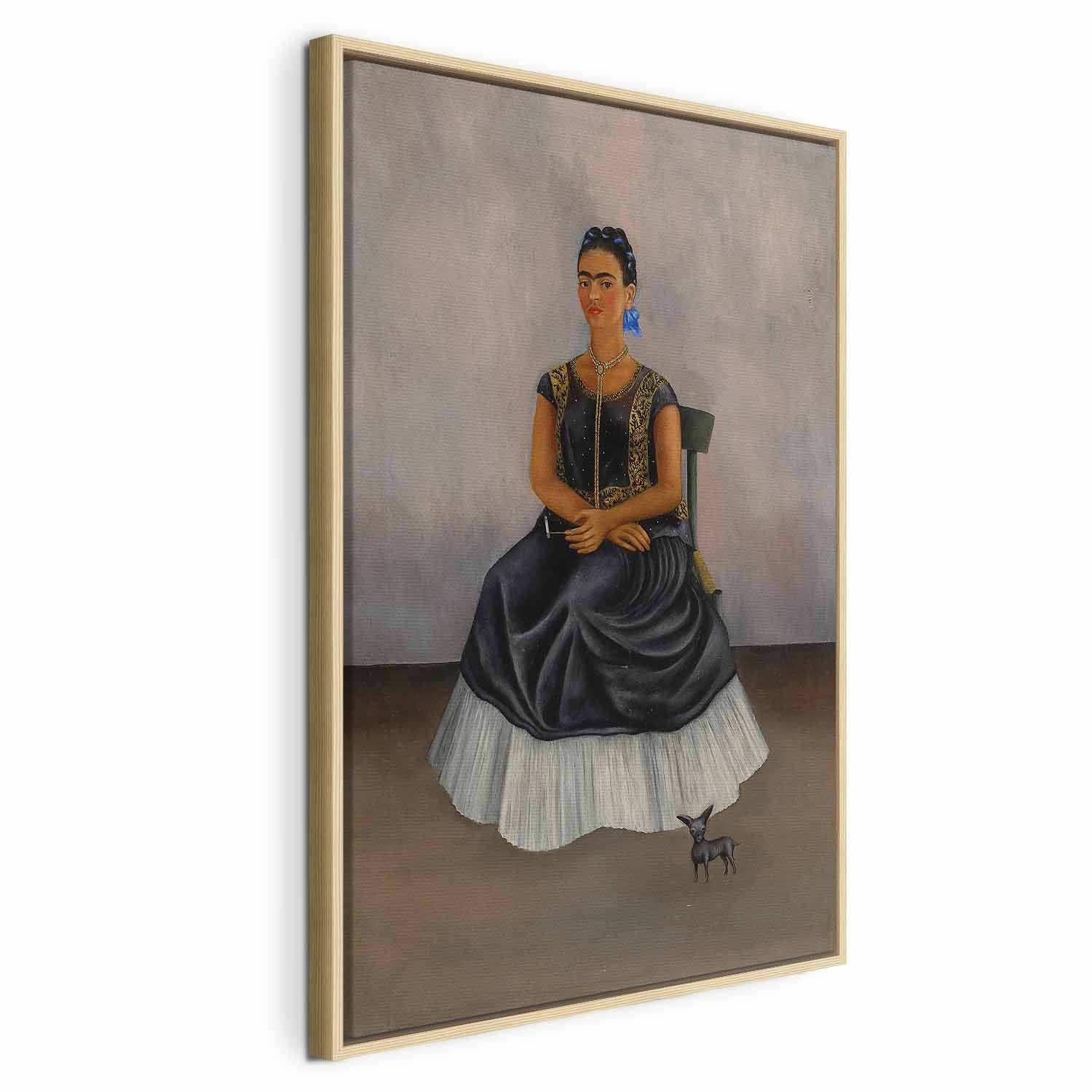 Frida Kahlo Itzcuintli Dog Classic Canvas Print
