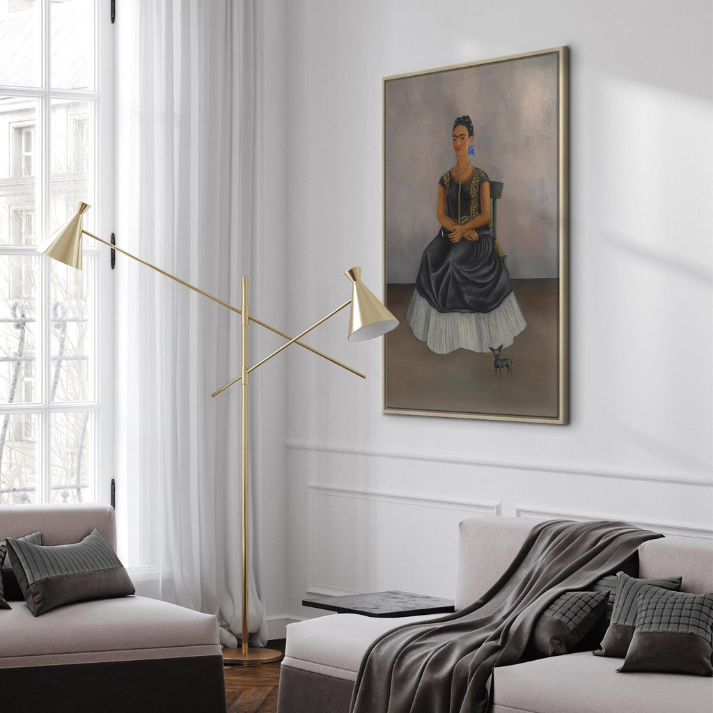 Frida Kahlo Itzcuintli Dog Classic Canvas Print