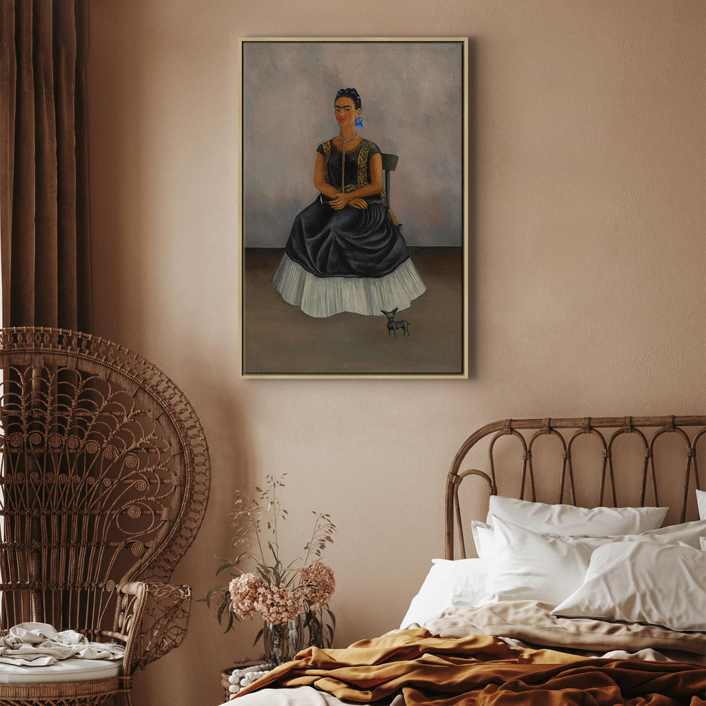 Frida Kahlo Itzcuintli Dog Classic Canvas Print