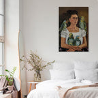 Frida Kahlo Me and My Parrots Classic Canvas Print