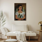 Frida Kahlo Me and My Parrots Classic Canvas Print