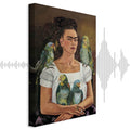 Frida Kahlo Me and My Parrots Classic Canvas Print