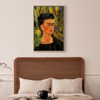 Frida Kahlo Self-Portrait with Bonito Classic Canvas Print