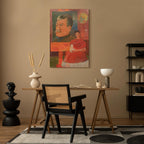 Frida Kahlo Self-Portrait with Stalin Classic Canvas Print