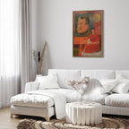 Frida Kahlo Self-Portrait with Stalin Classic Canvas Print