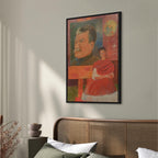Frida Kahlo Self-Portrait with Stalin Classic Canvas Print