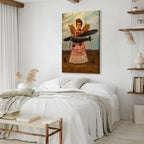 Frida Kahlo Surreal Portrait Canvas Print