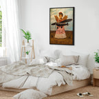 Frida Kahlo Surreal Portrait Canvas Print