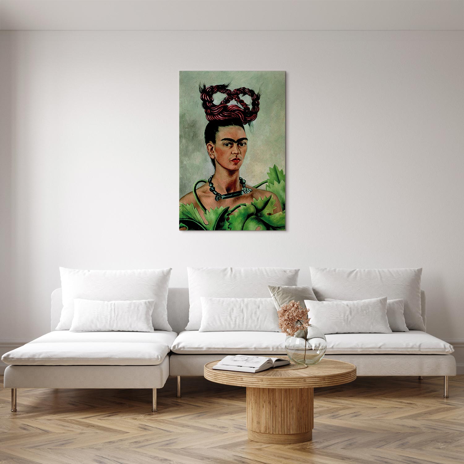 Frida Kahlo Self-Portrait with Braid Classic Canvas Print