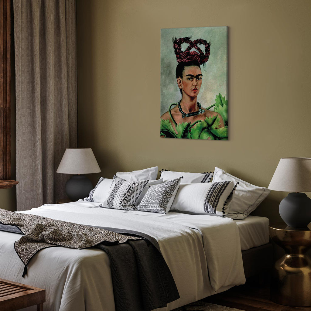 Frida Kahlo Self-Portrait with Braid Classic Canvas Print