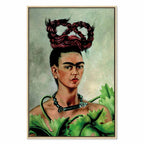 Frida Kahlo Self-Portrait with Braid Classic Canvas Print
