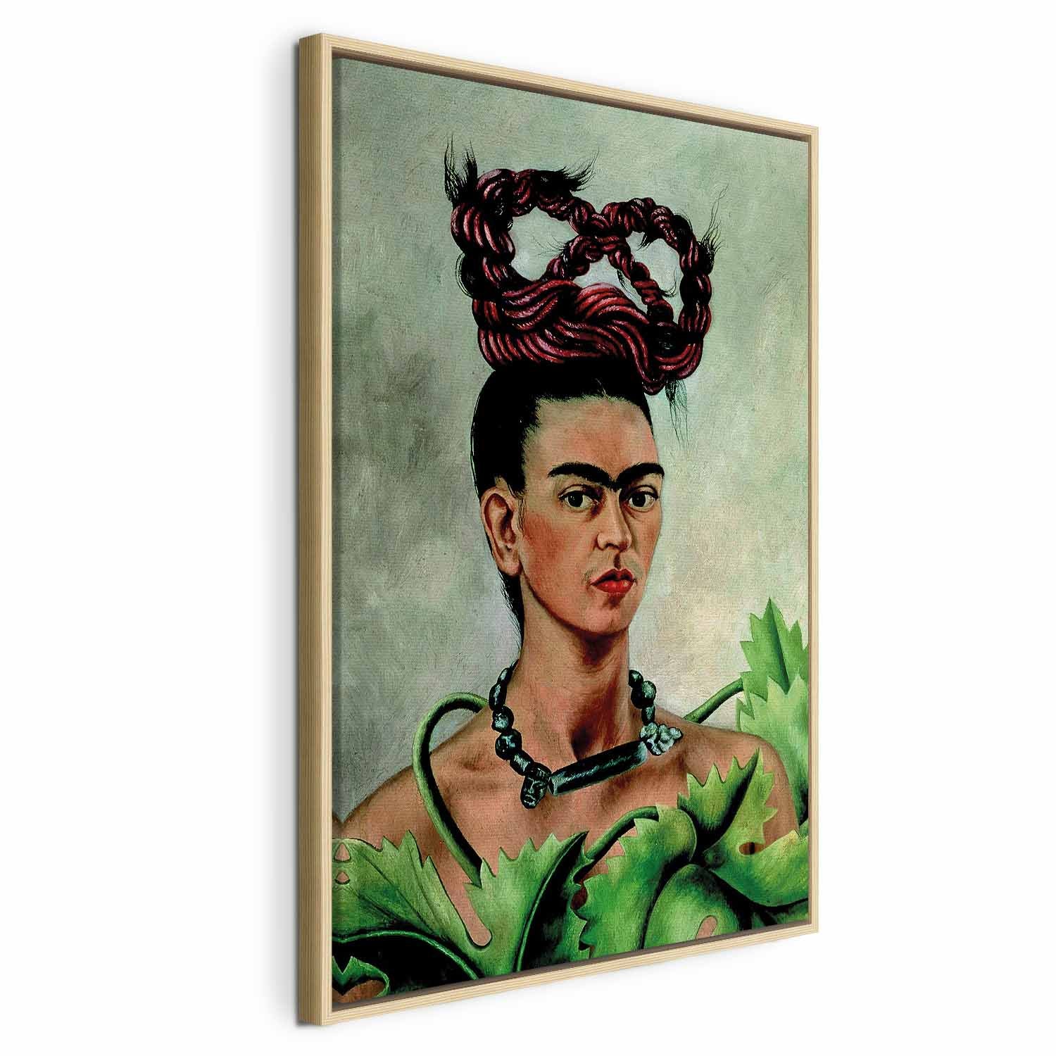 Frida Kahlo Self-Portrait with Braid Classic Canvas Print
