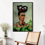 Frida Kahlo Self-Portrait with Braid Classic Canvas Print