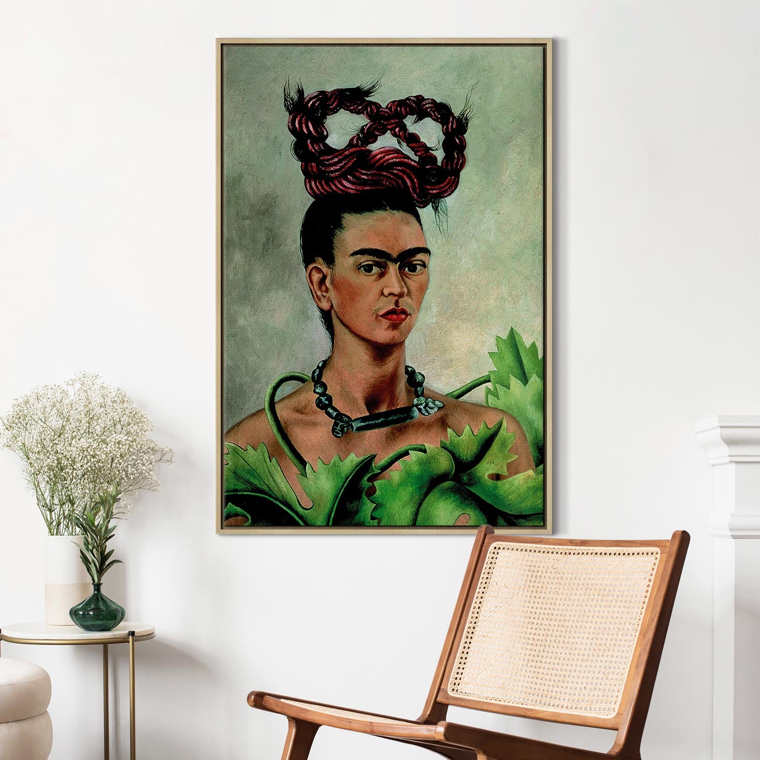 Frida Kahlo Self-Portrait with Braid Classic Canvas Print