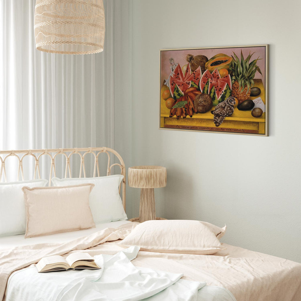 Frida Kahlo Surrealist Bride Canvas Print