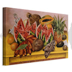 Frida Kahlo Surrealist Bride Canvas Print